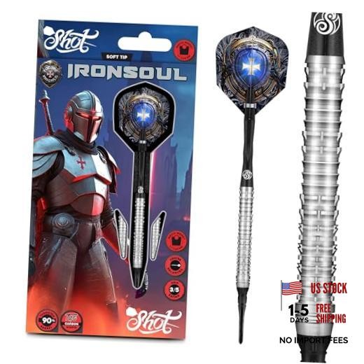 Future Knights Ironsoul Soft Tip Darts | 90% Tungsten | Centre Weighted
