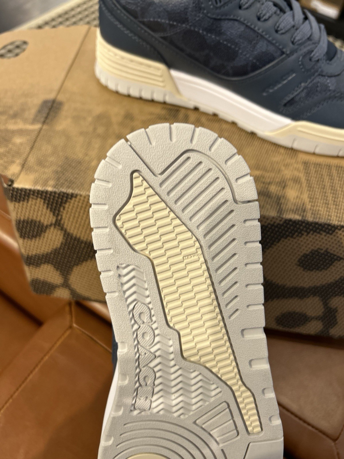 Coach Men's Soho Sneaker With Signature Canvas Denim/Denim CAQ10 7/11/11.5/12/13