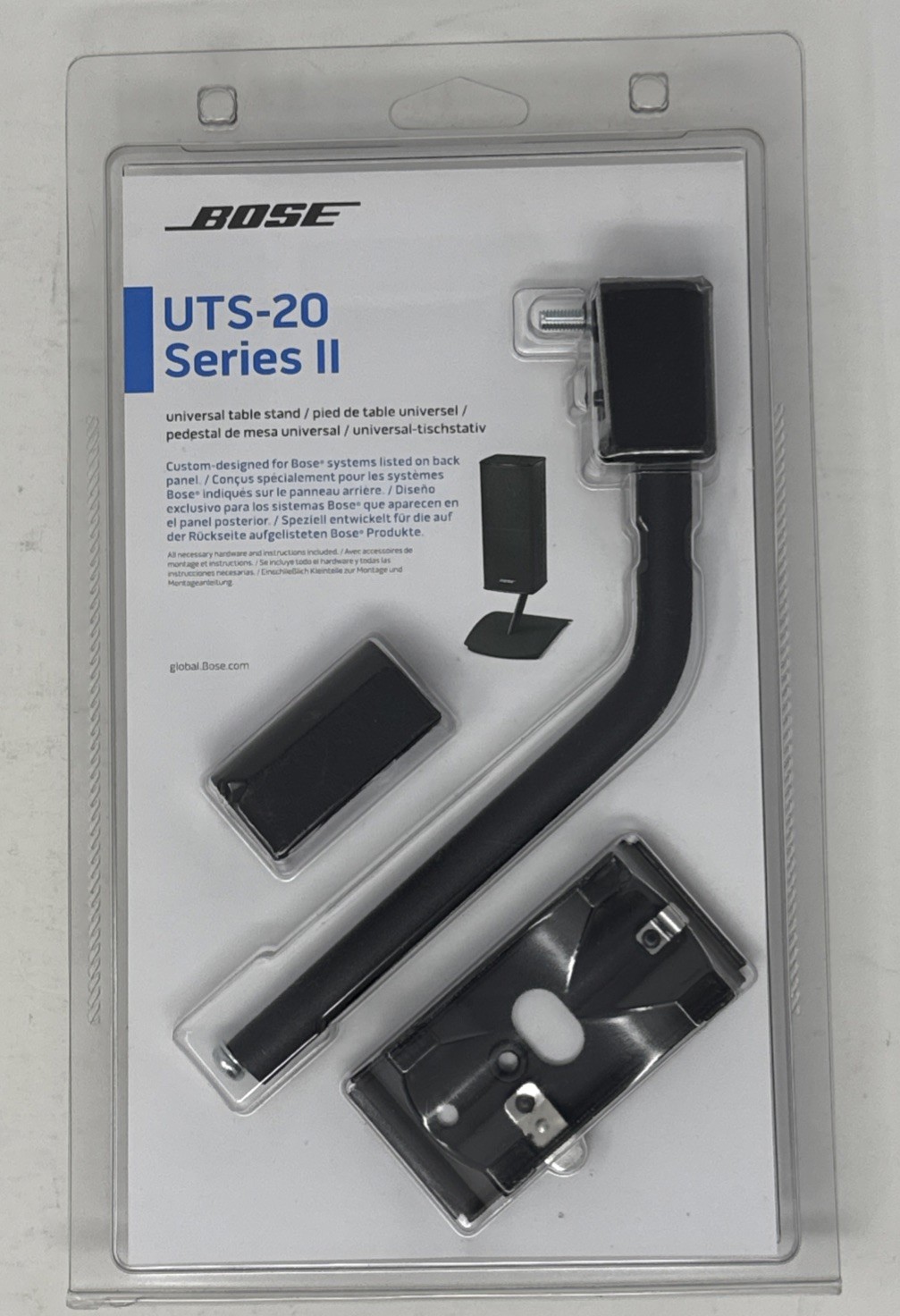 BOSE UTS-20 SERIES II TABLE SPEAKER STAND - BLACK New