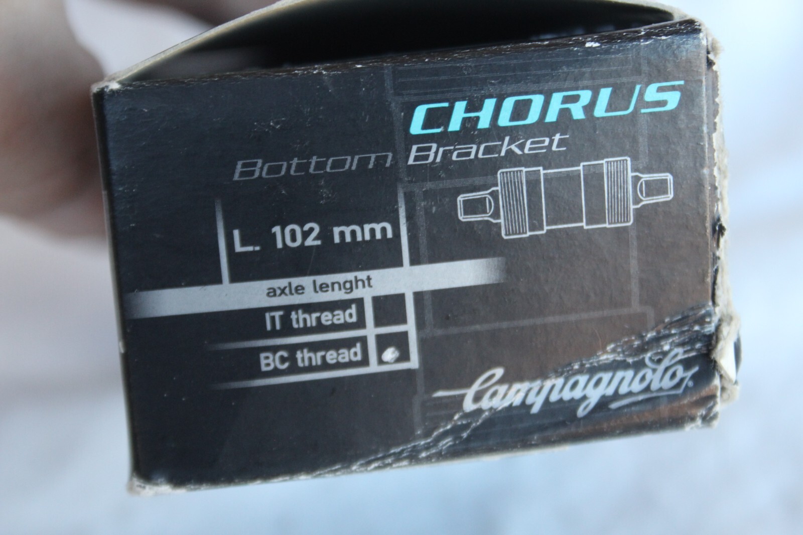 NOS Campagnolo Chorus Double Square Taper Bottom Bracket 102 MM BC Thread