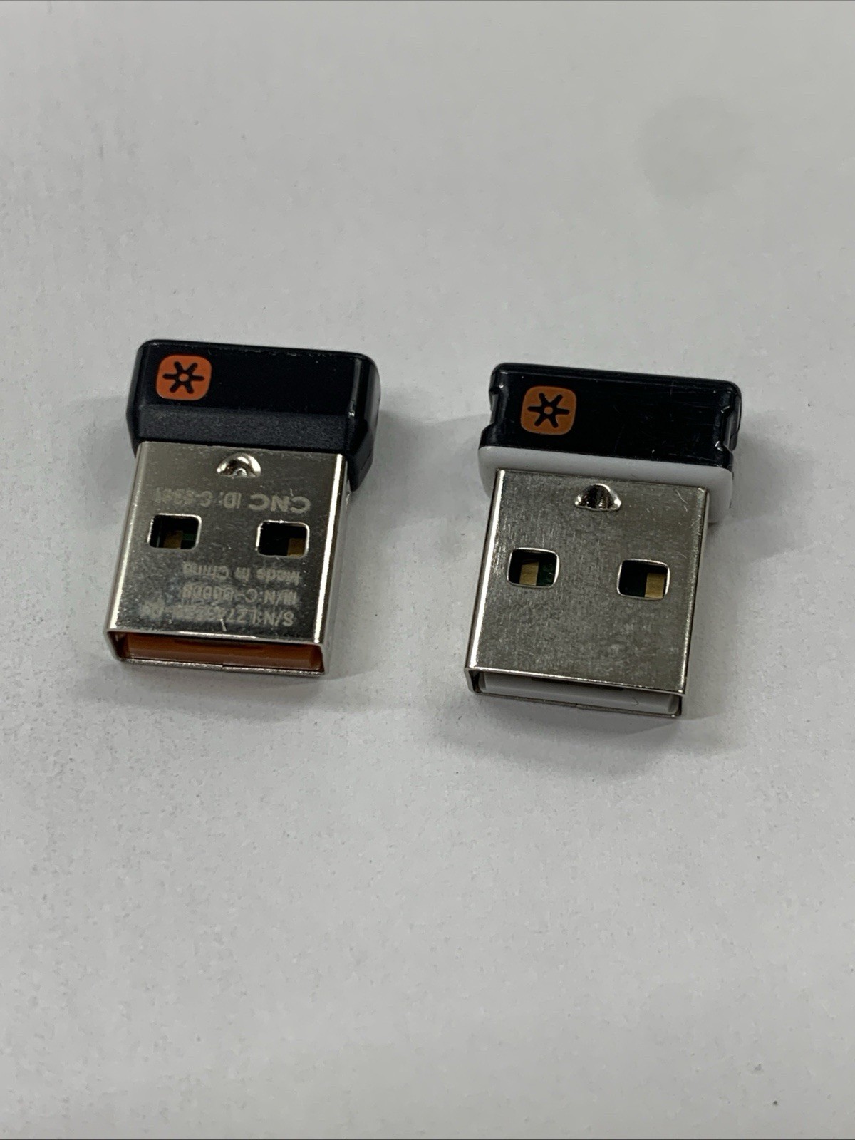 (Lot Of 2) Logitech Wireless Unifying USB Receiver Dongle for Keyboard & Mice