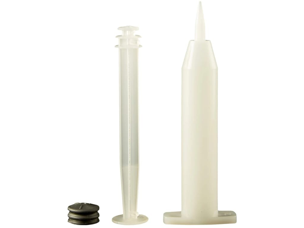 Jensen Global JG6MT-20 - 6 cc Unassembled Manual Taper Tip Syringe - Bag/20