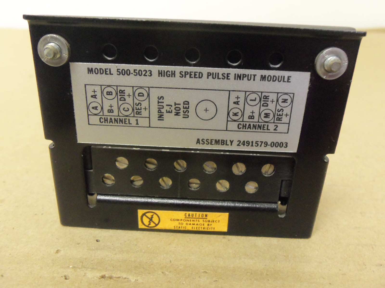 Texas Instruments 500-5023 High speed pulse Input Module Connector