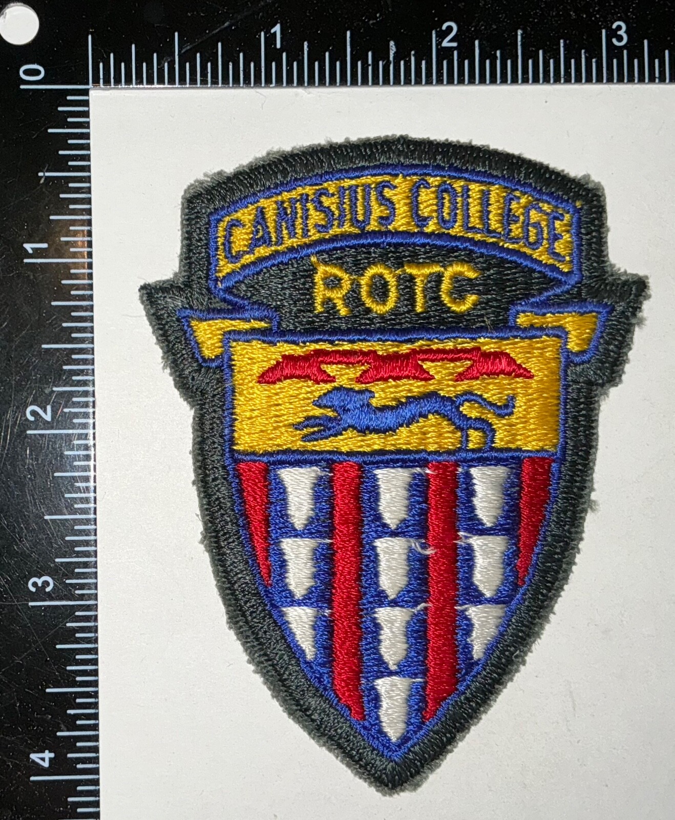 Canisius College Army Reserve Officer Training Corps ROTC Patch