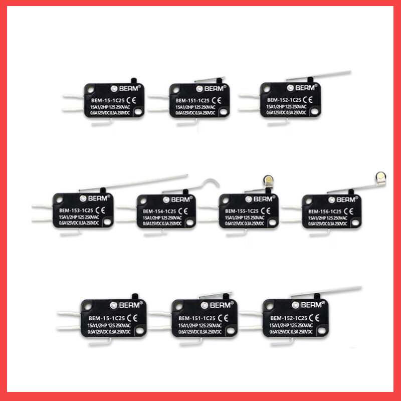 Microswitch SPDT Micro Switch Lever / Roller Micro Switch 250V 15A