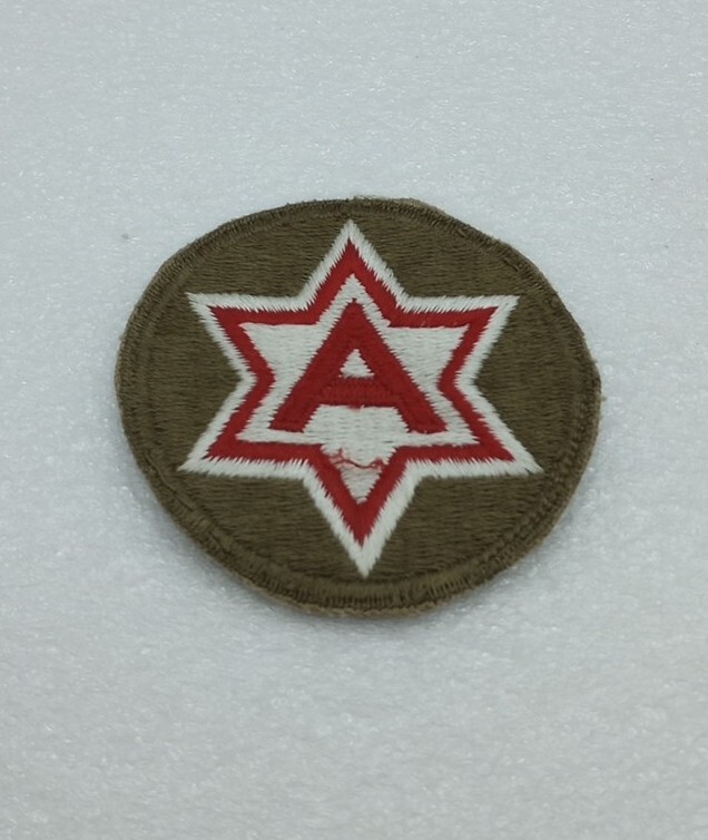 Vintage ~ Sixth United States Army (Patch) Class A ~ WWII Insignia Patch