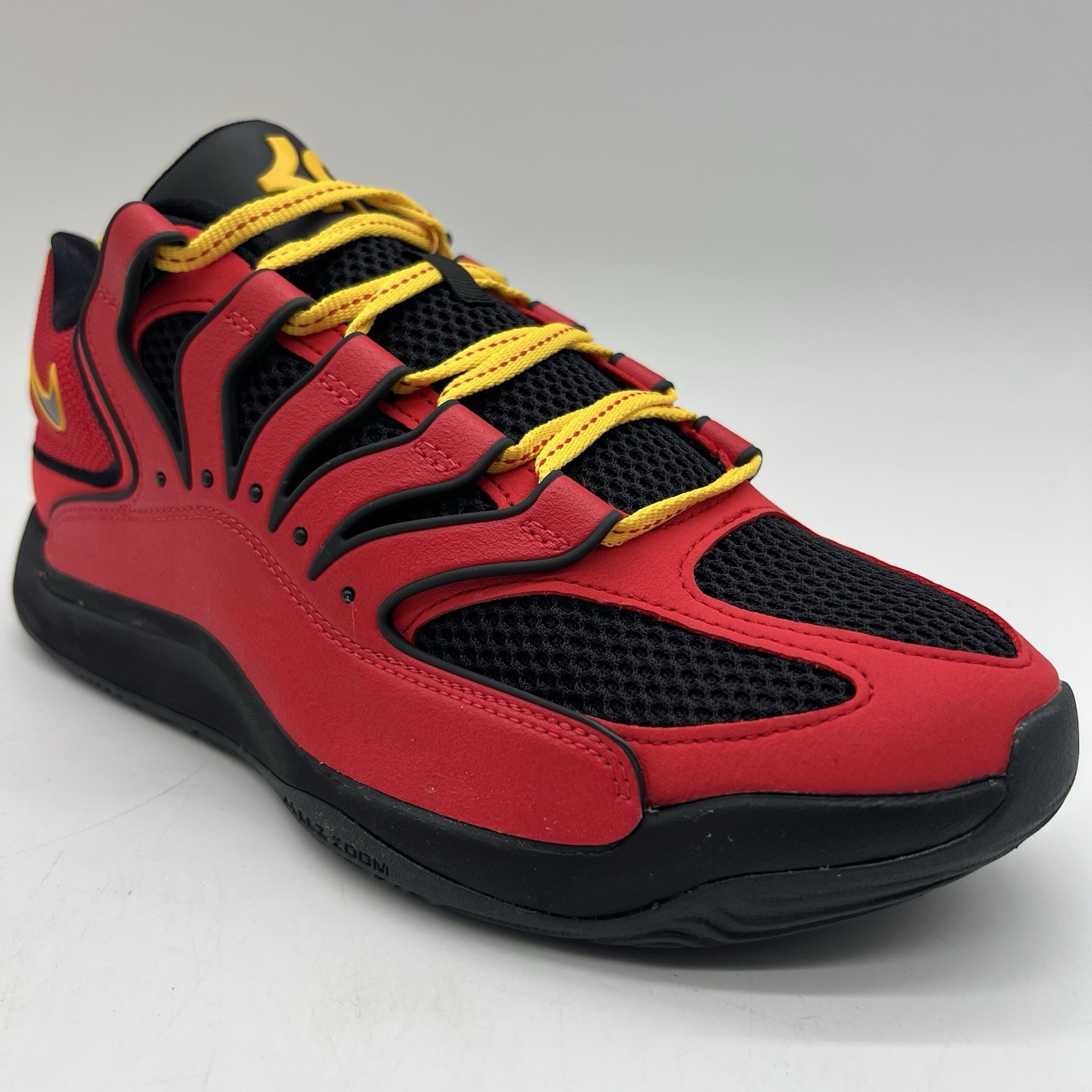 Nike KD18 Fire Red Black 'Air Bakin' HV1992 600 Mens Size 9 New Basketball Shoes