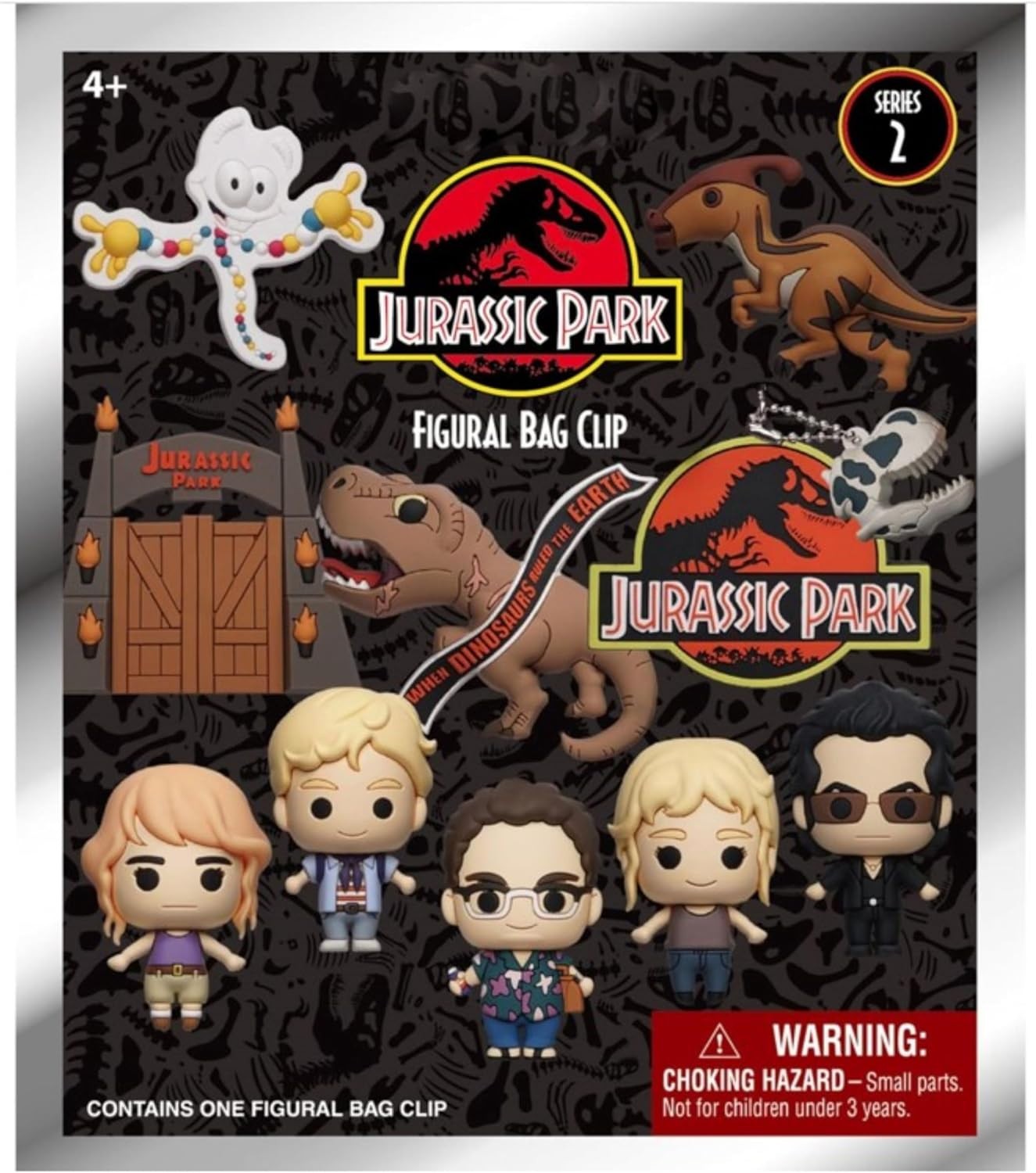 *NEW* Jurassic Park World: Jurassic Retro Series 2 One Sealed 3D Foam Figure Bag