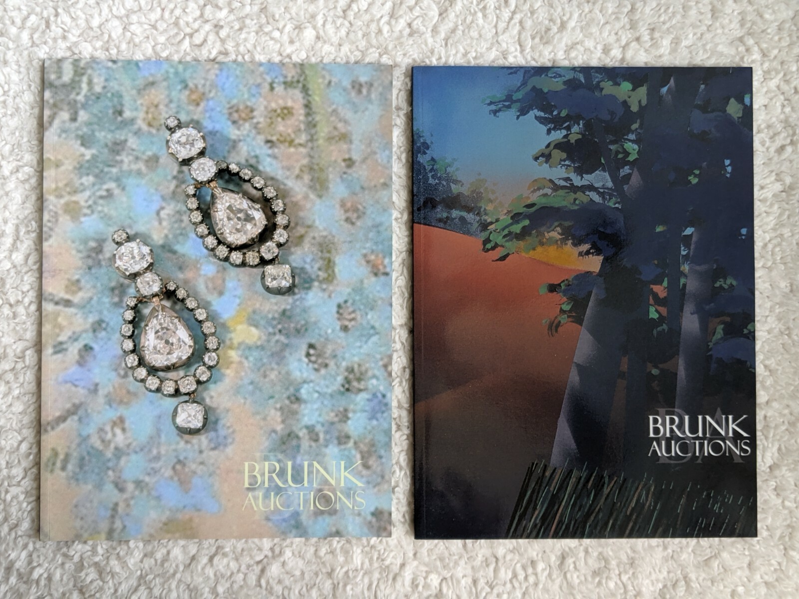 2 Brunk Auctions Asheville, NC Catalogs Jan & Mar 2018: Antiques, Art, Jewelry +
