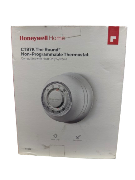Honeywell Home CT87K1004 The Round Heat Only Manual Thermostat (/RT6-24840-CT...