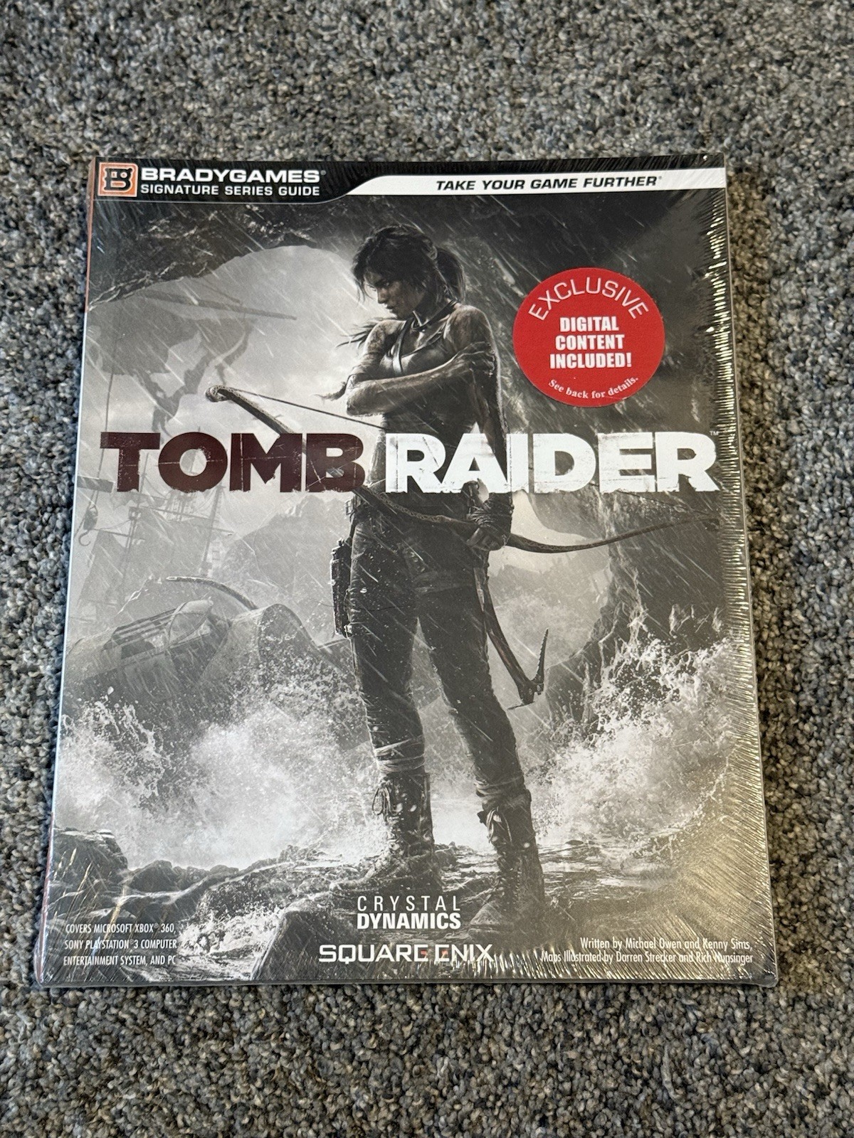 Tomb Raider Brady Games Signature Series Strategy Guide New Sealed MORE