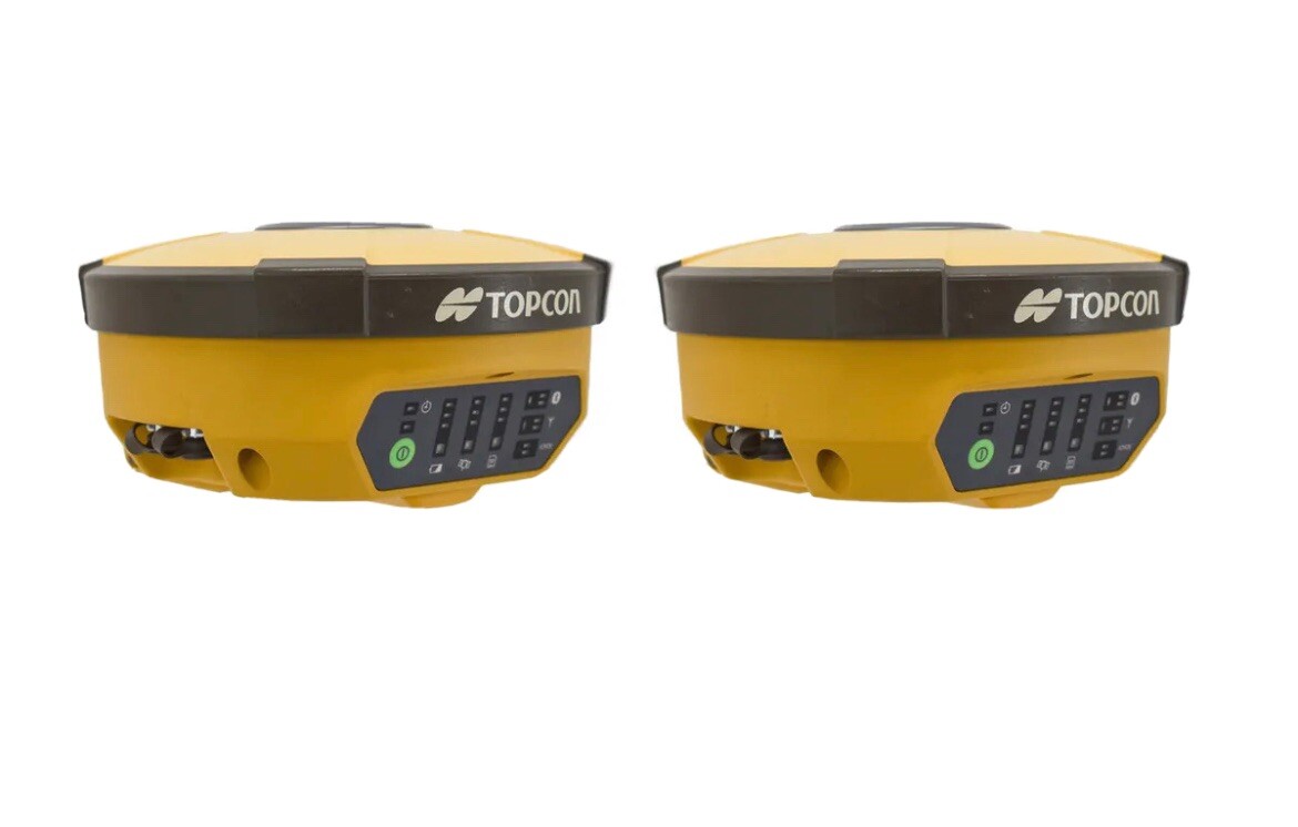 Topcon GPS GNSS Dual Hiper V UHF II Base/Rover Receiver Kit