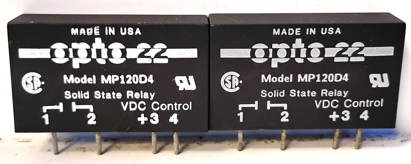 Opto 22 MP120D4 Solid State Relay - Lot of 2