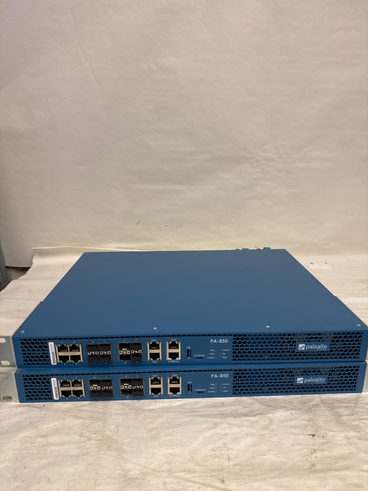 LOT OF 2 Dual PSU Paloalto PA-850 Firewall - Tested/Reset