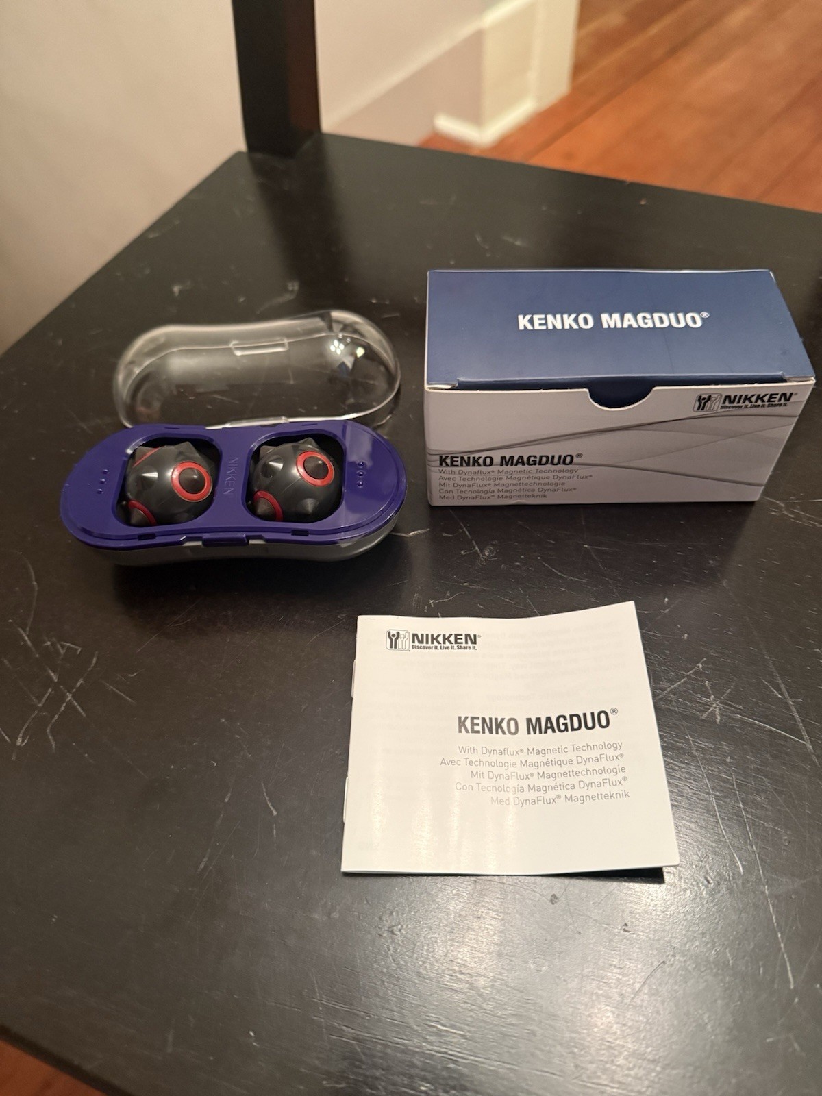NEW - Nikken Kenko MagDuo Magnetic Stress Relieving Massager #13201