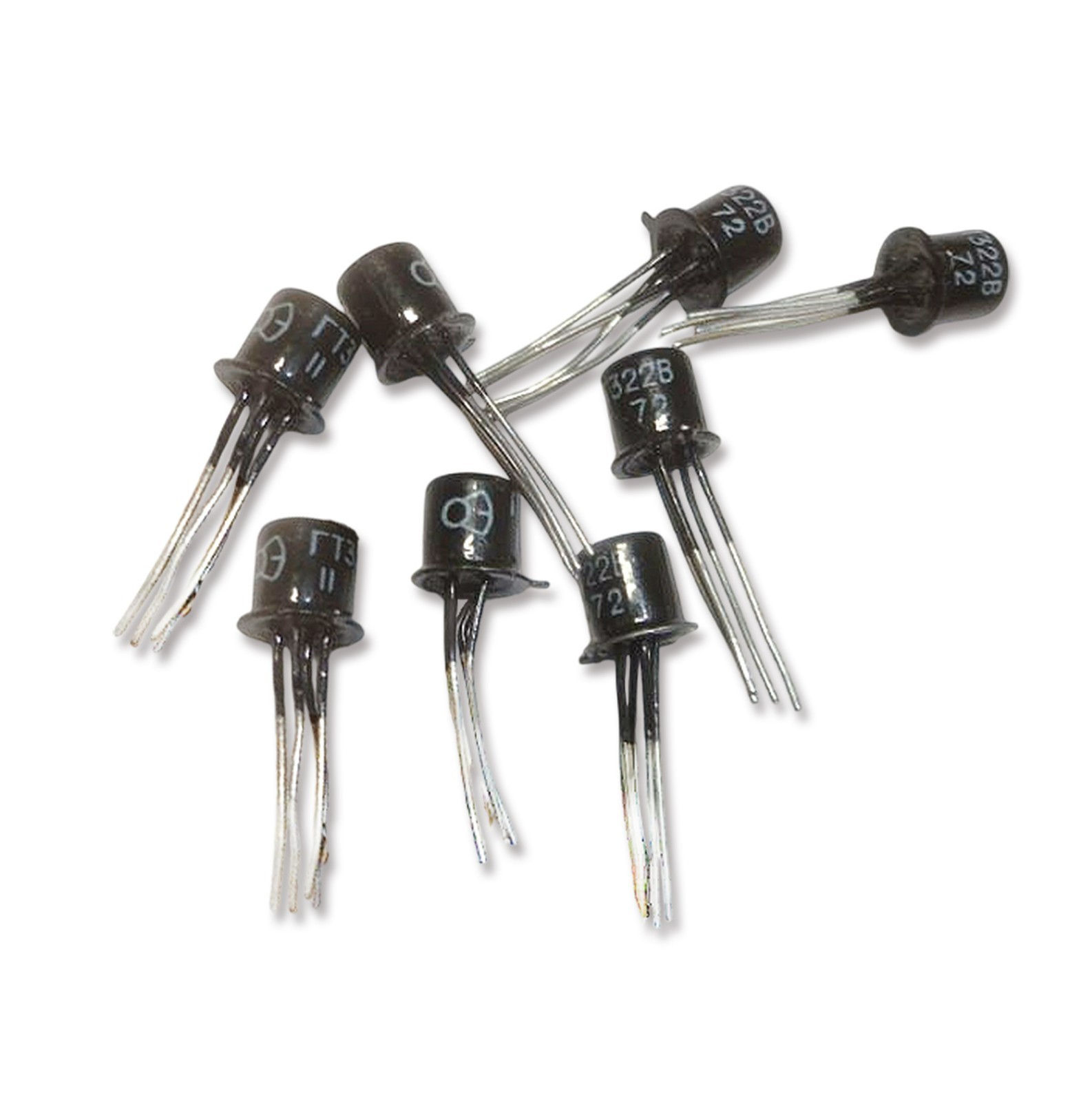 8x Germanium Transistor PNP GT322V (2N990 2SA101 2SA223 2SA258) Fuzz Face USSR
