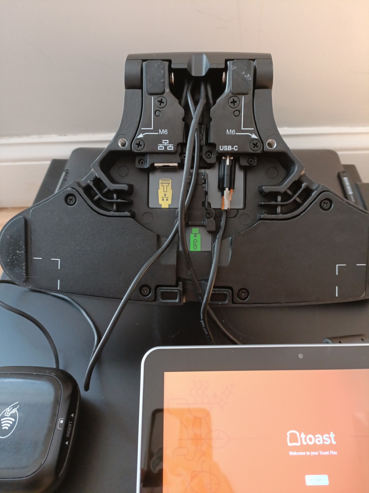 Complete Toast System - Toast Flex POS Screen Dual Display, Printer, Tap, Drawer