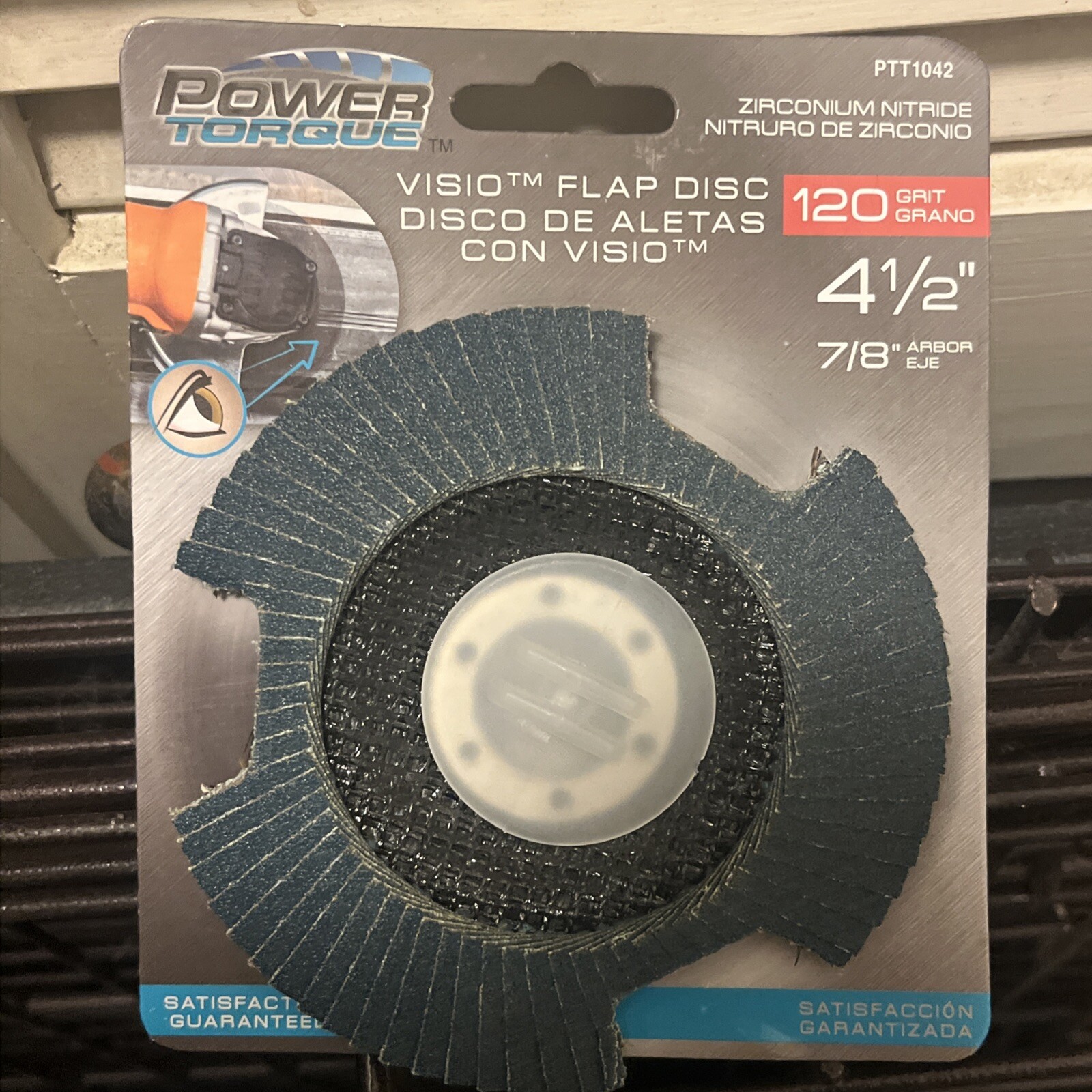 Power Torque Tools 4-1/2 Inch Diameter Flap Disc - PTT1042