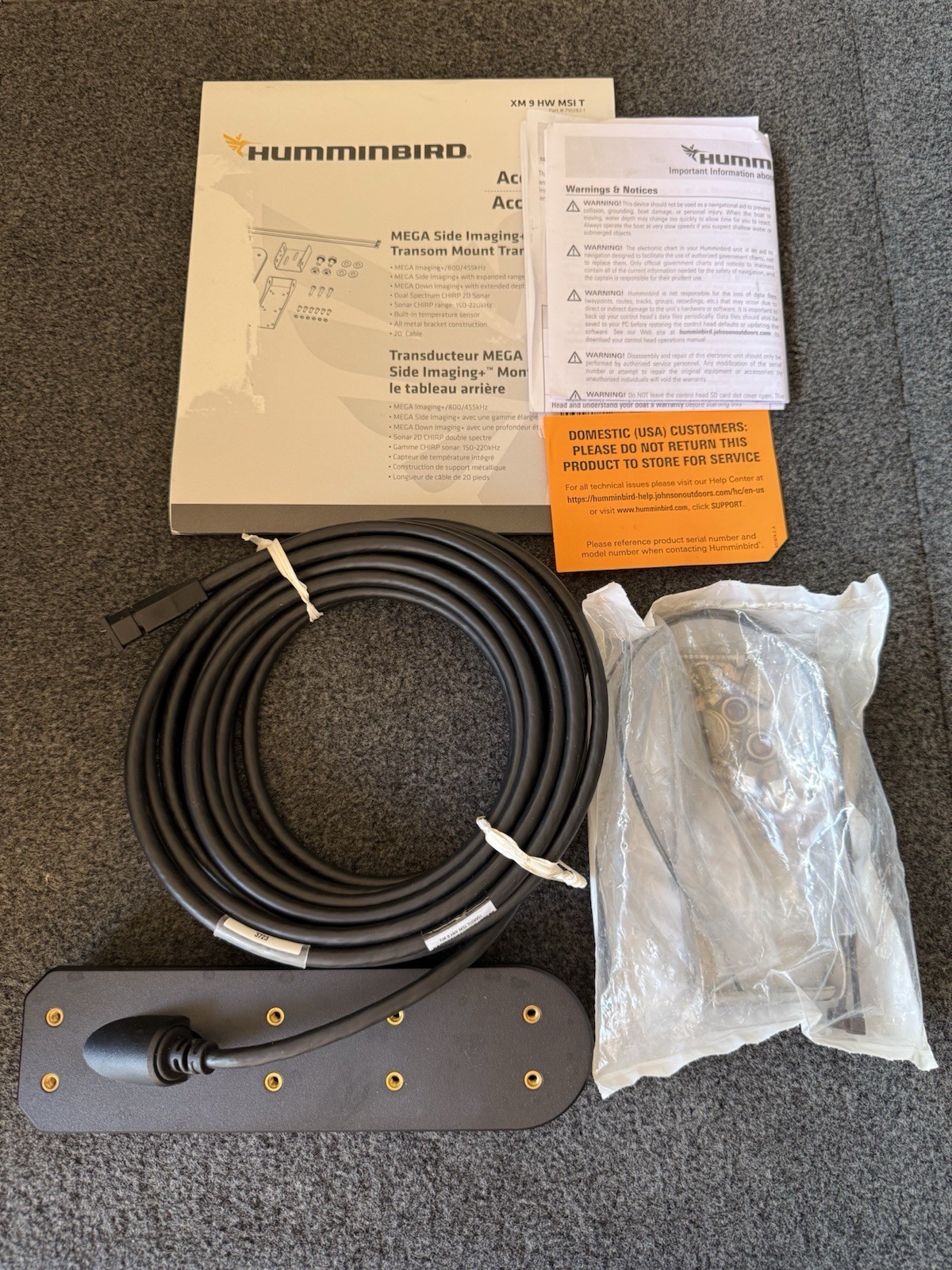 Humminbird XM 9 HW MSI T HELIX Transducer - 7102821