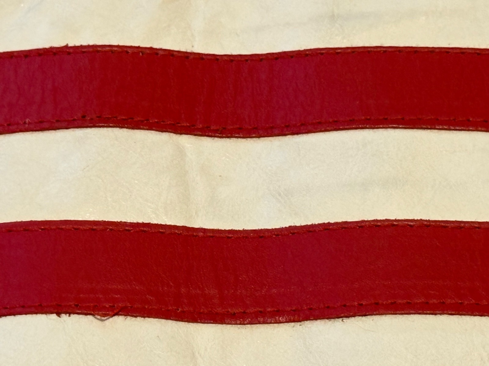 Large Handmade Leather Biker USA Flag Patch - Vintage - High Quality 11x17