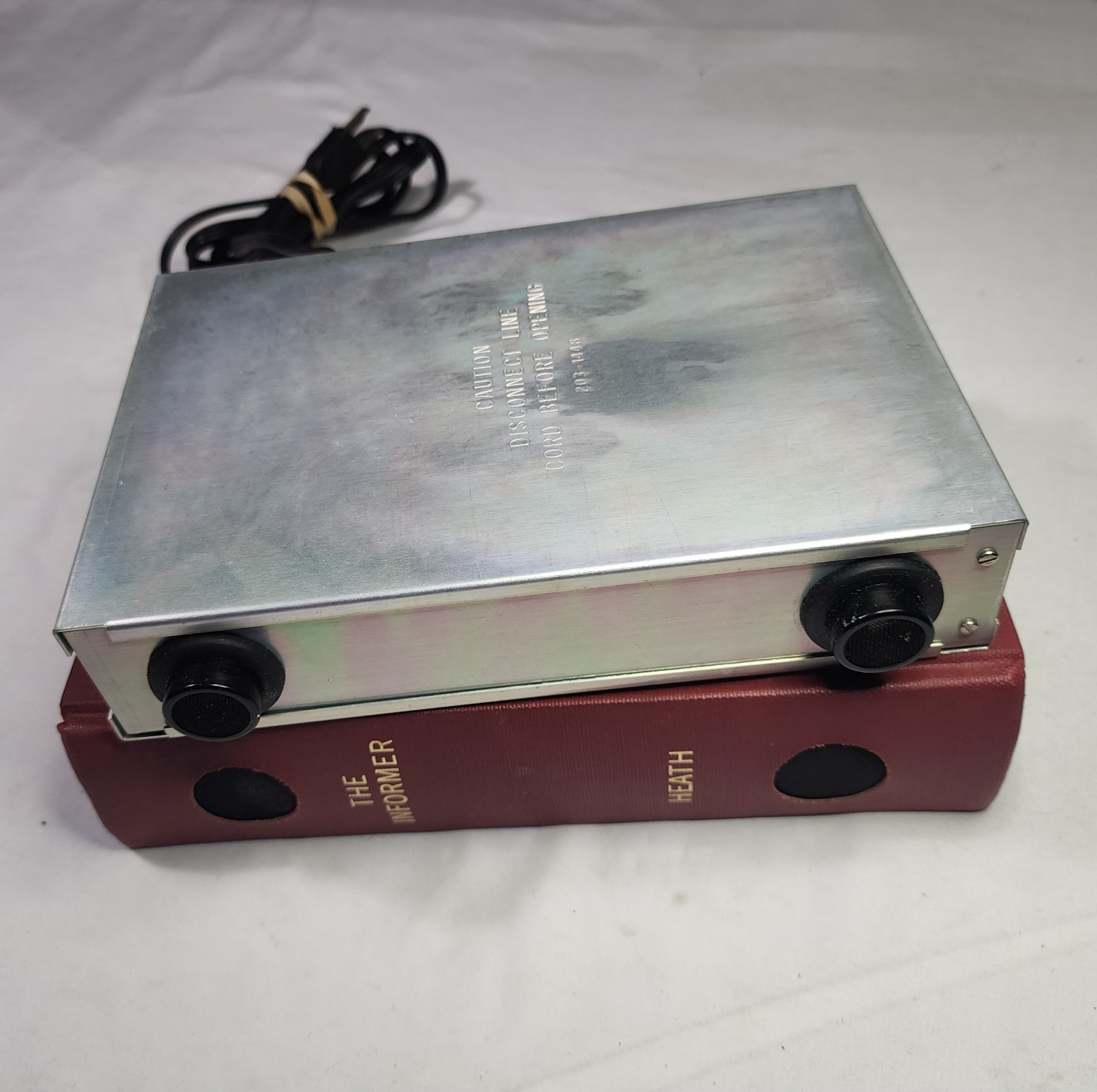 VTG Heathkit GD39 "The Informer" HIDDEN BOOK Ultrasonic Intrusion Alarm UNTESTED