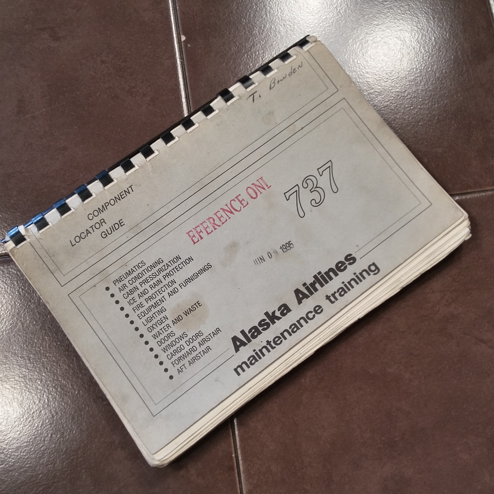 737 Component Locator Guide Handbook