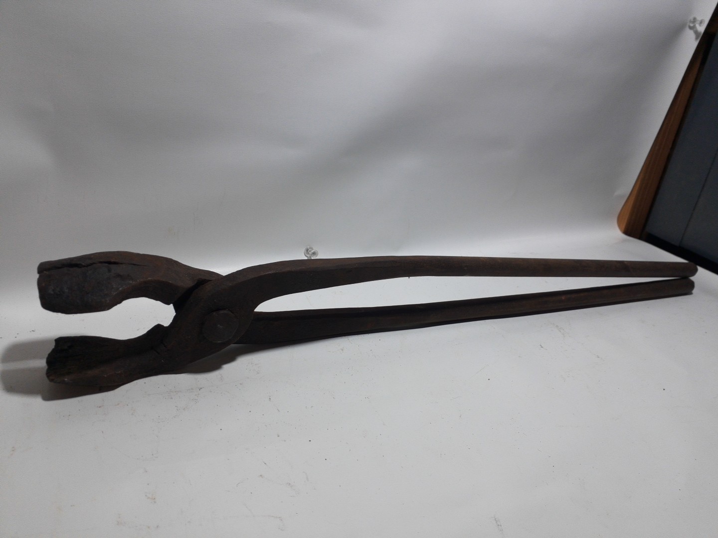 Antique Blacksmith Tongs Large Set