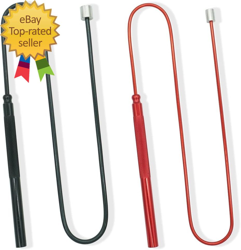 Flexible Magnetic Pickup Tool Set, 2LB & 5LB, 26" Bendable Extension Magnetic Pi