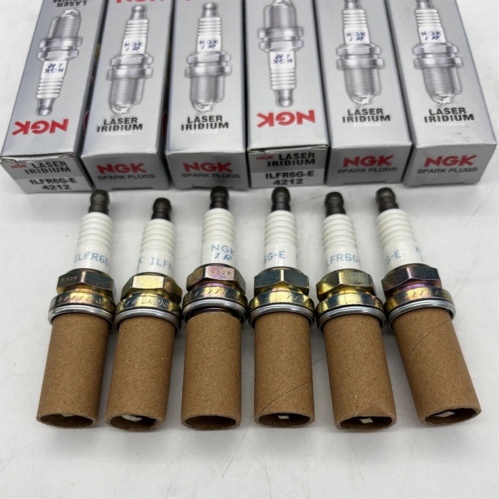 6 pc NGK 4212 ILFR6G-E Laser Iridium Spark Plugs for FGR8MQI BM0006613 oo