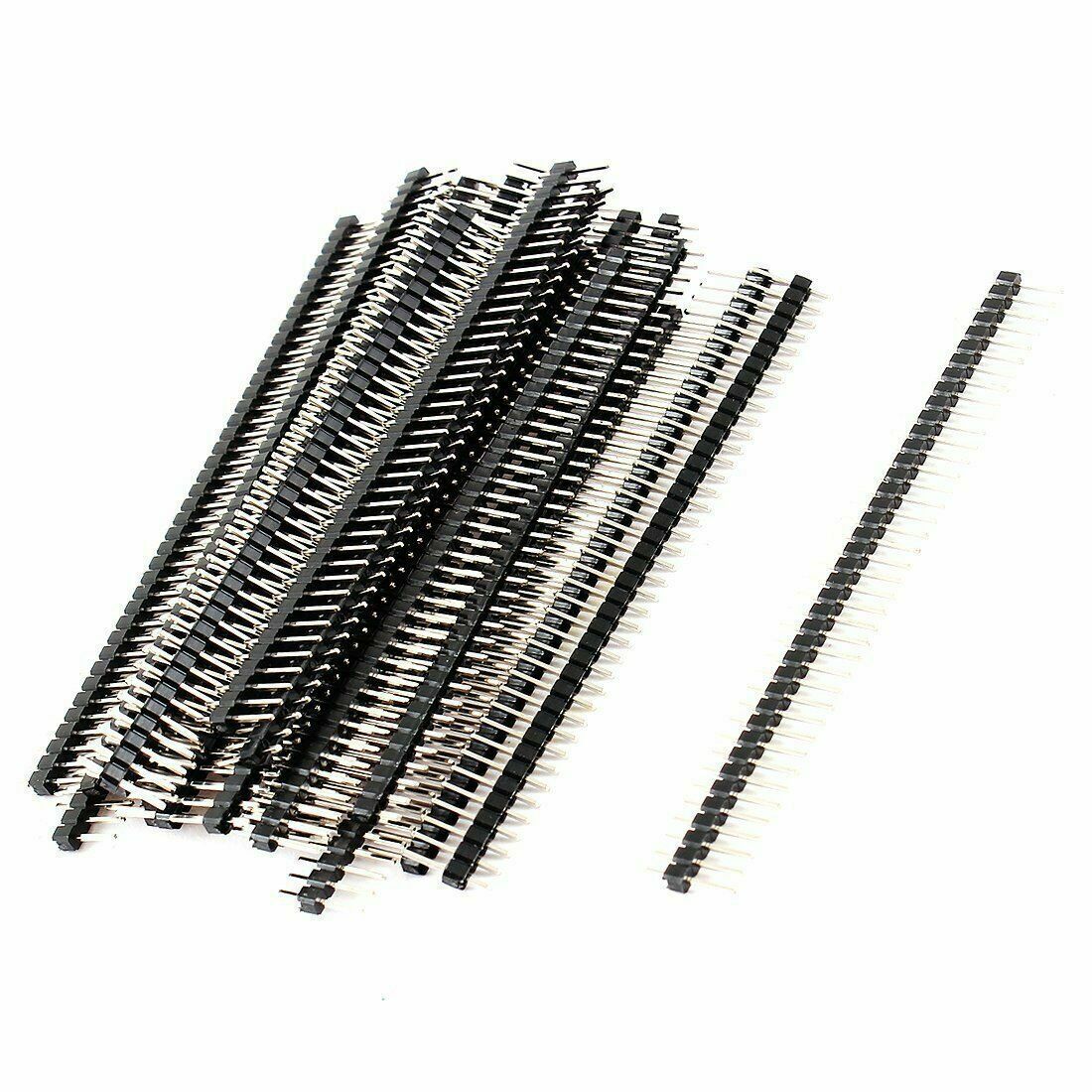 5PCS 2.54mm 40 Pin Male Single Row Pin Header Strip GOOD QUALITY
