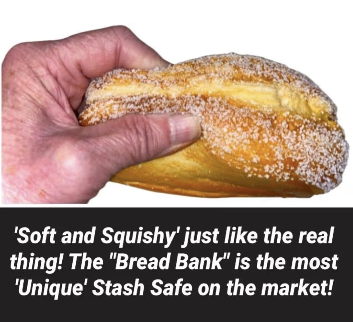 Bread Diversion Safe Security Stash Safe “squishy” (exclusive) with Bag & Bottle