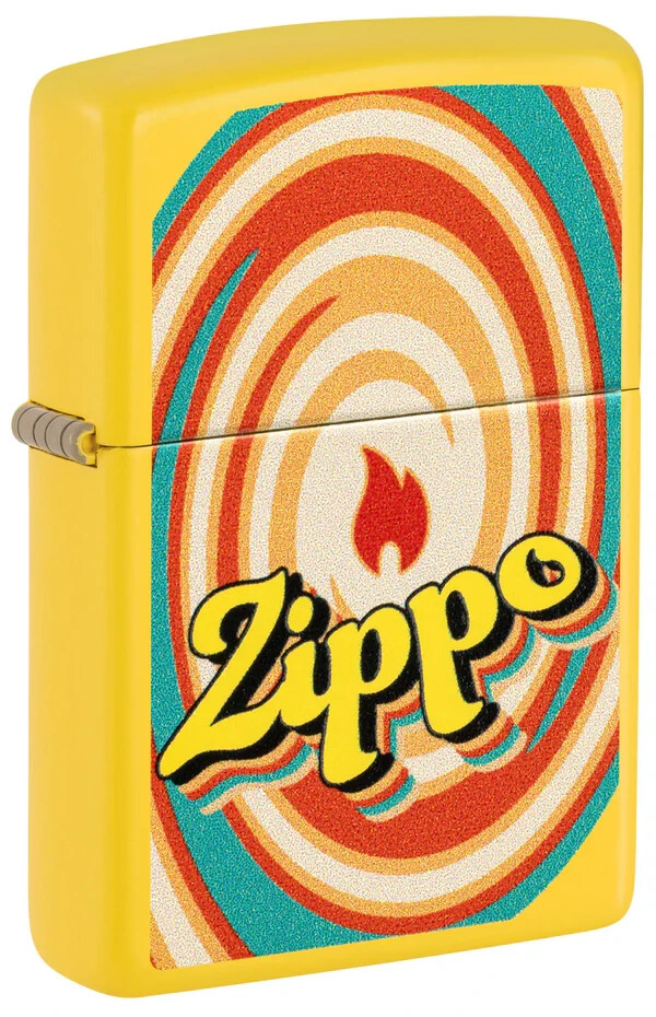 Zippo Swirls Design Sunflower Color Image 46570