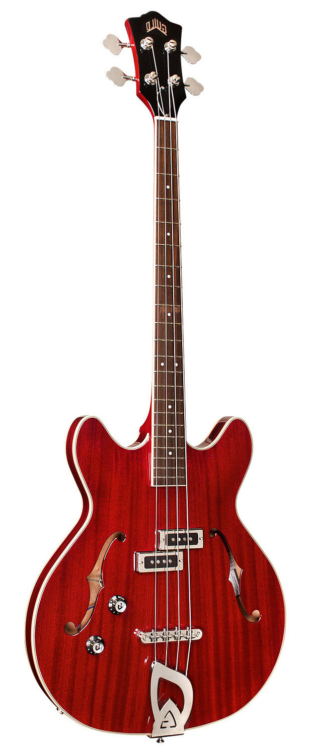 Guild Starfire I Bass - Left Handed - Cherry Red