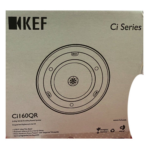KEF Ci160QR Round Uni-Q Driver In-Ceiling Speaker (Each)