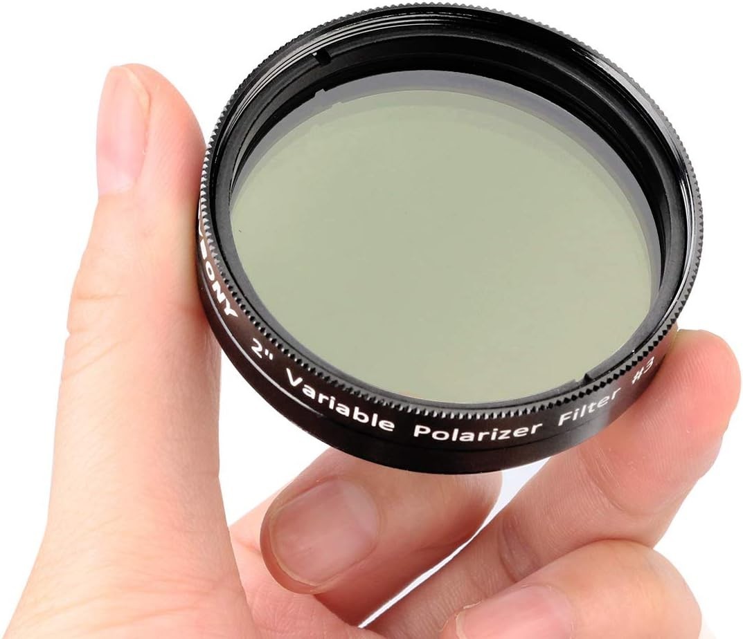 Adjustable 2-Inch Moon Filter with Multi-Coating for Enhanced Astronomical Views