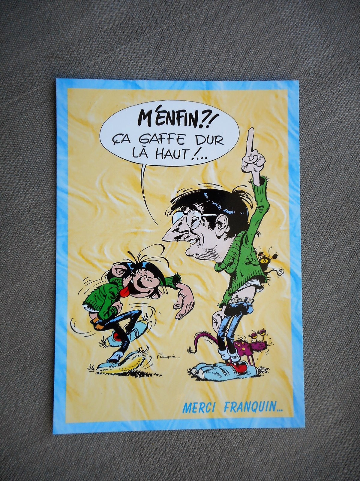 Franquins Gaston Postcard Tribute To André Franquin 1997 In New Condition