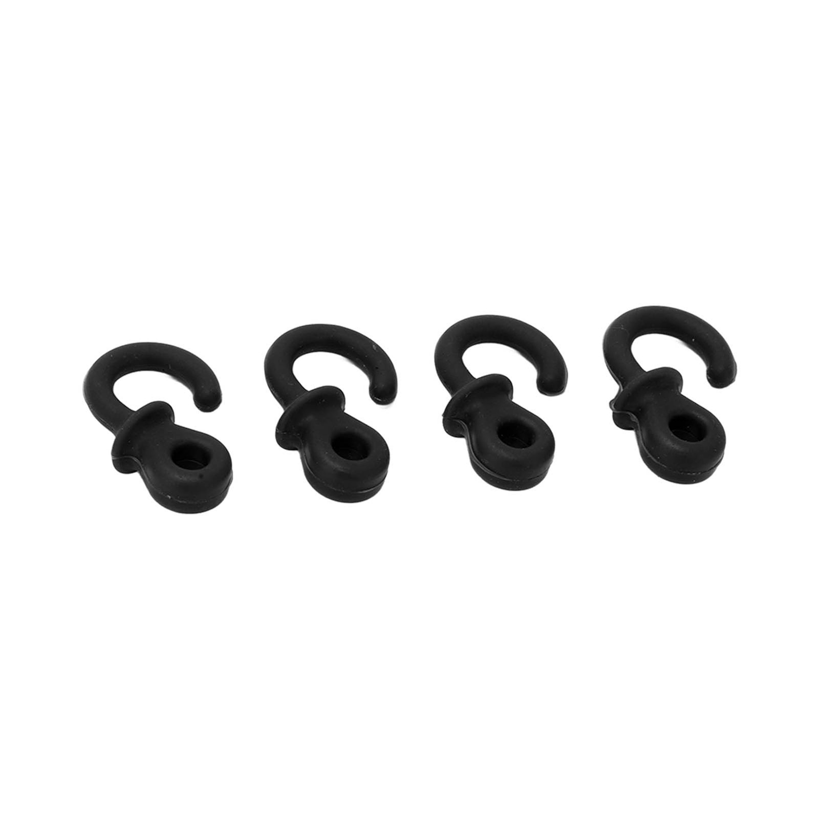 ♡ Black 4Pcs Archery Bow String Silencers Monkey Tail Compound Bow String