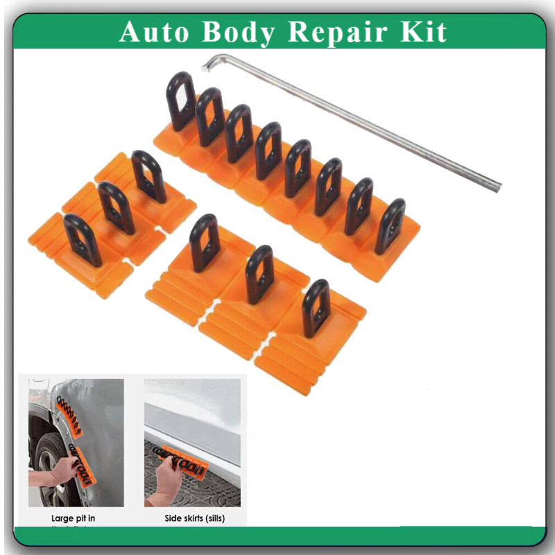 1Set Auto Body Repair Kit Puller Glue Tabs Set Car Paintless Dent Removal Tools