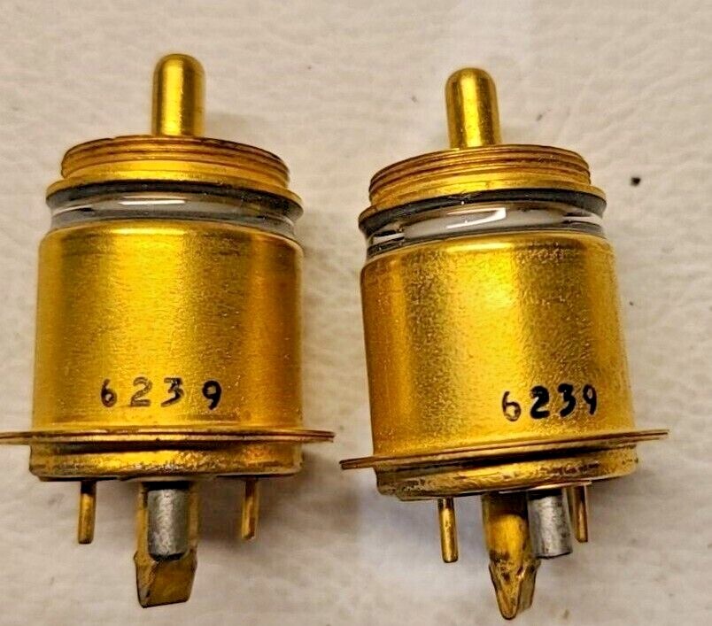 WESTERN ELECTRIC 416B 6280 Planar Triode Tube  GOLD Shield PIN RARE