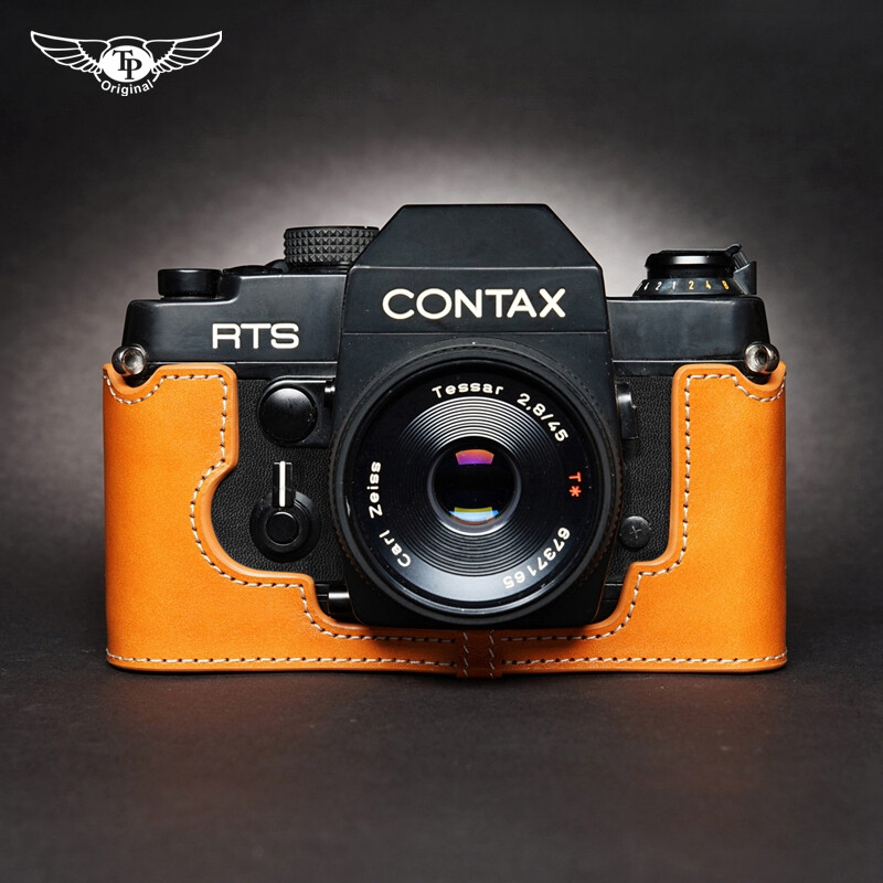Contax RTS RST2 Half Case Genuine Leather Camera Insert Retro Cover TP Handmade