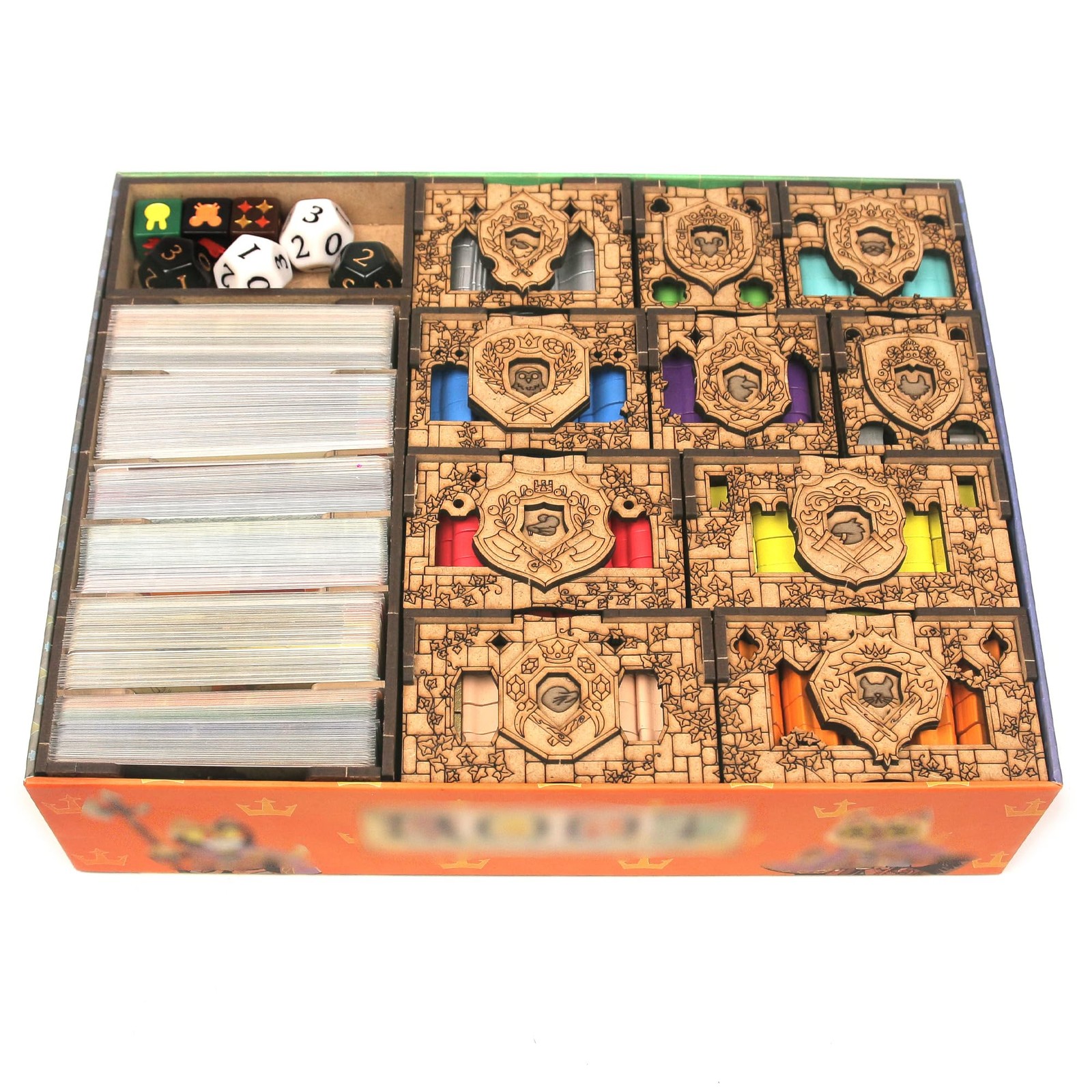TowerRex Organizer for Root Board Game and Underworld, Riverfolk, Marauder, Cloc