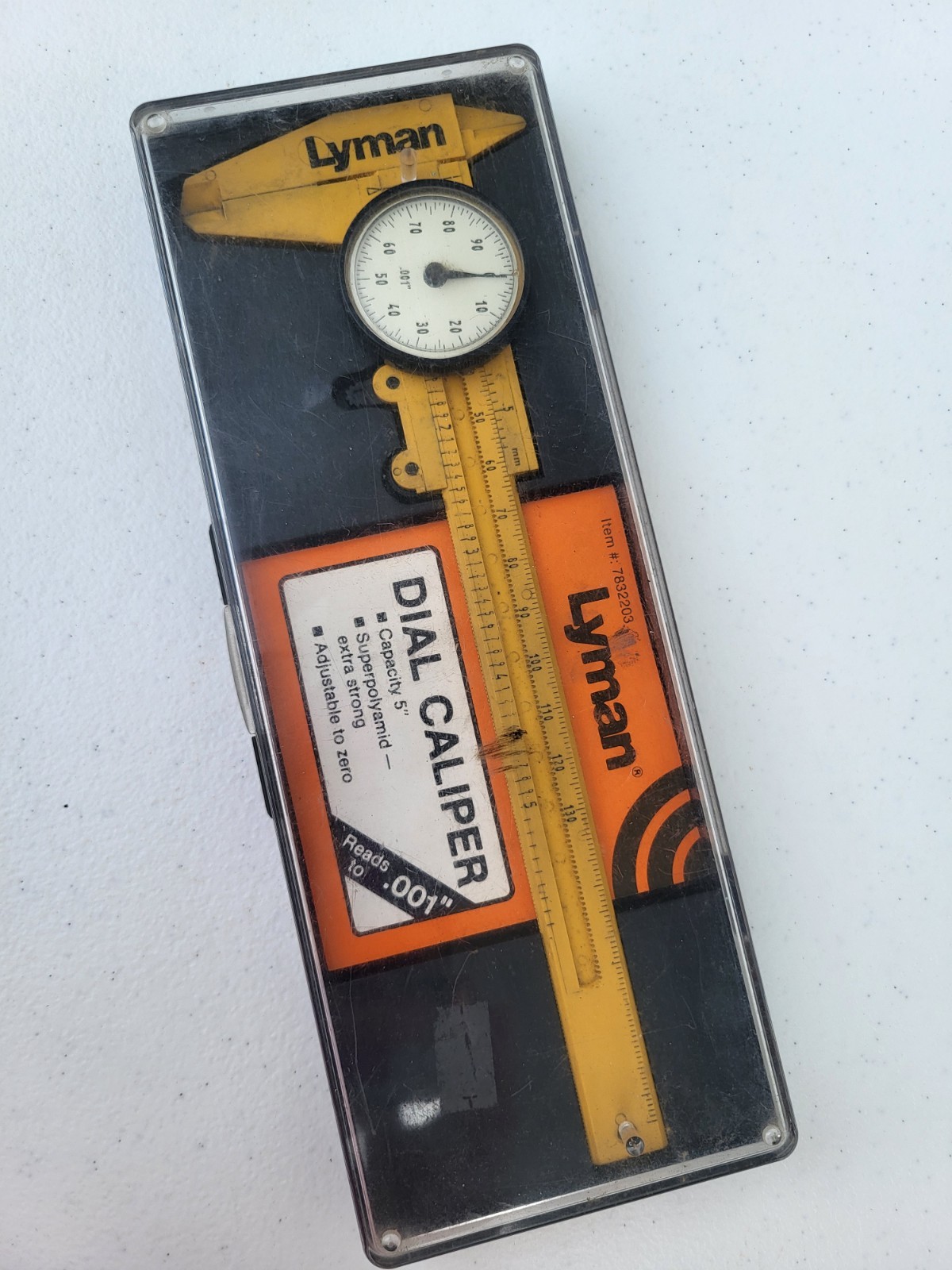 Vintage Lyman Dial Caliper #7832203 Precision Measuring Instrument