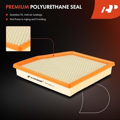 Engine Air Filter Compatible with Chrysler Pacifica 2017-2023 3.6L Flex/Gas,