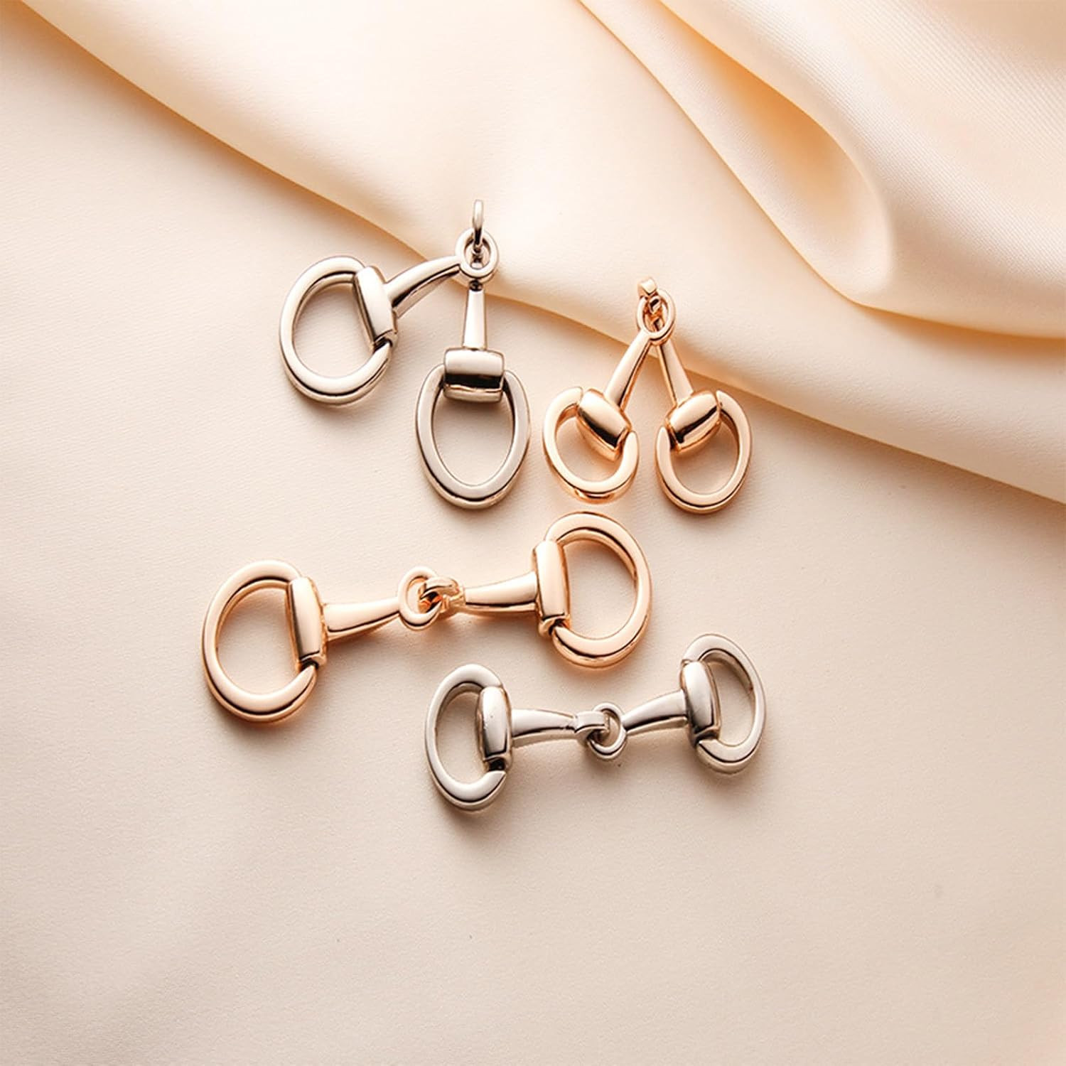 Alloy D Ring Snaffle Bit Buckles for DIY