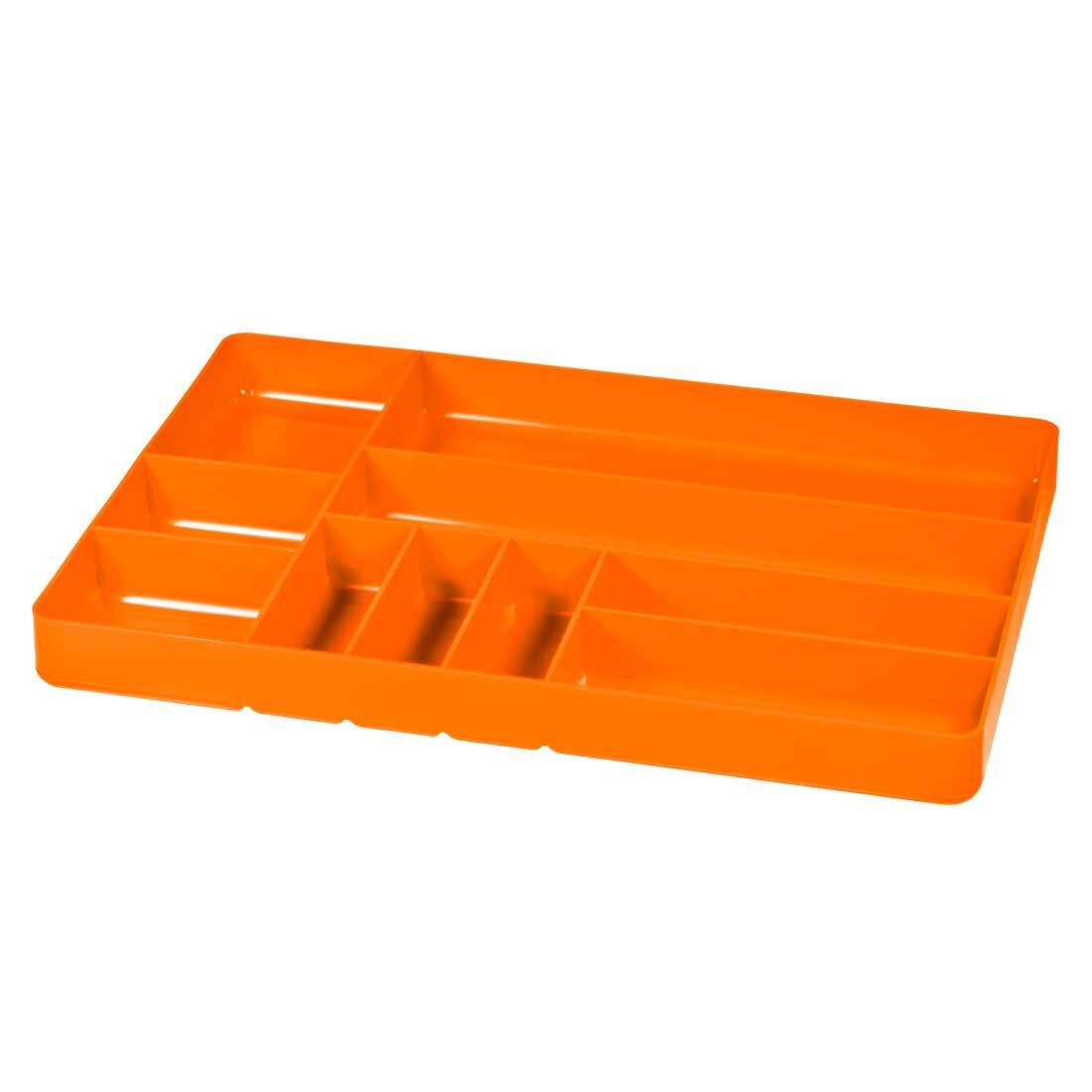 Ernst 5019 Tray Classic 10-Compartment Tool Organizer Orange Tool Box Insert