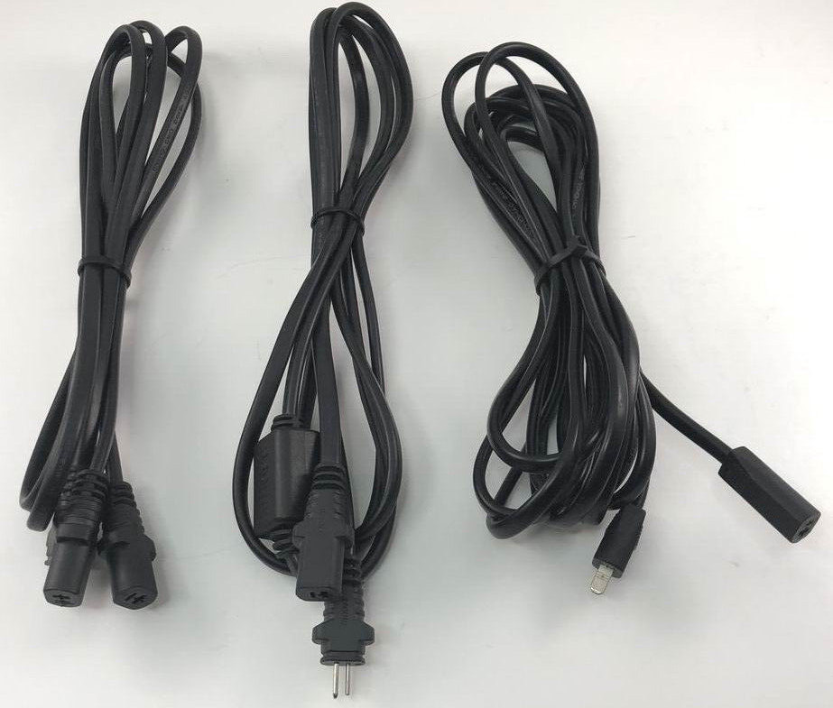 Lot of (3) OKIN / LIMOSS Recliner / Chair Extension Cables & Splitter Y-Cable