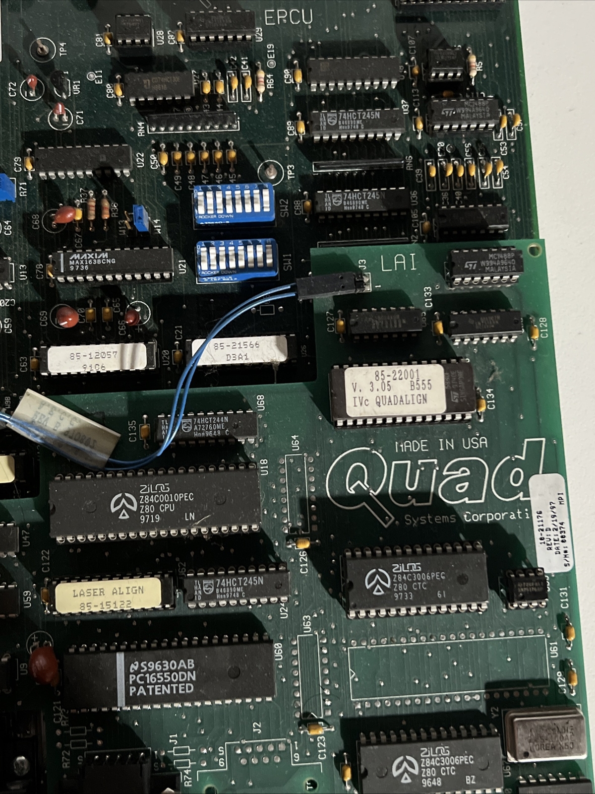 Quad systems EPCU 10-18279 rev C & 10-21176 rev D (untested See Pics)