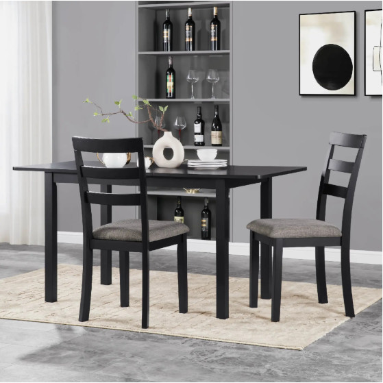 59 Extendable Dining Table, Modern House Dining Room Table For 4-8,