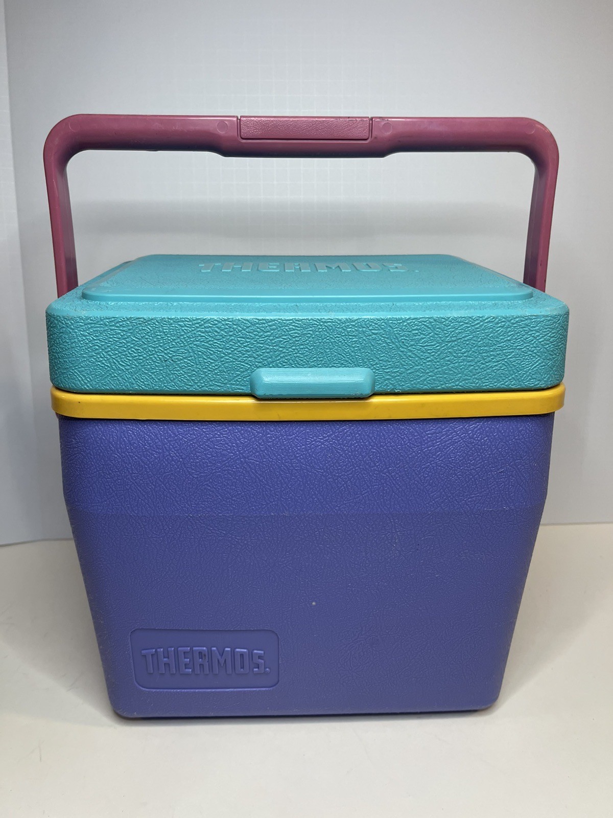 Vintage 7708 Thermos Drink Cooler Lid Retro Beach 80s/90s Purple