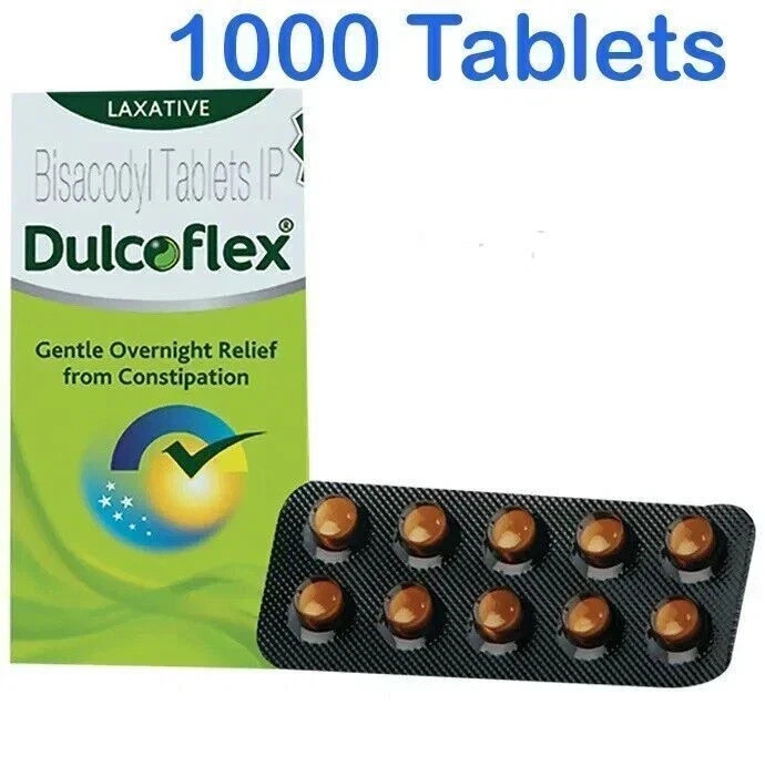 Dulcoflex Dulcolax Laxative 1000 Tablet 5mg  EXP 2028"_